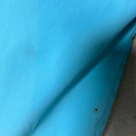 The North Face lightweight blue jacket with zipper pockets and adjustable waist - Picture 6 of 7